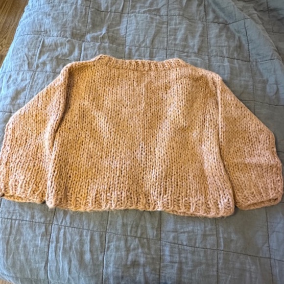 ALPACA OPEN CARDIGAN SWEATER - size S - Picture 8 of 12